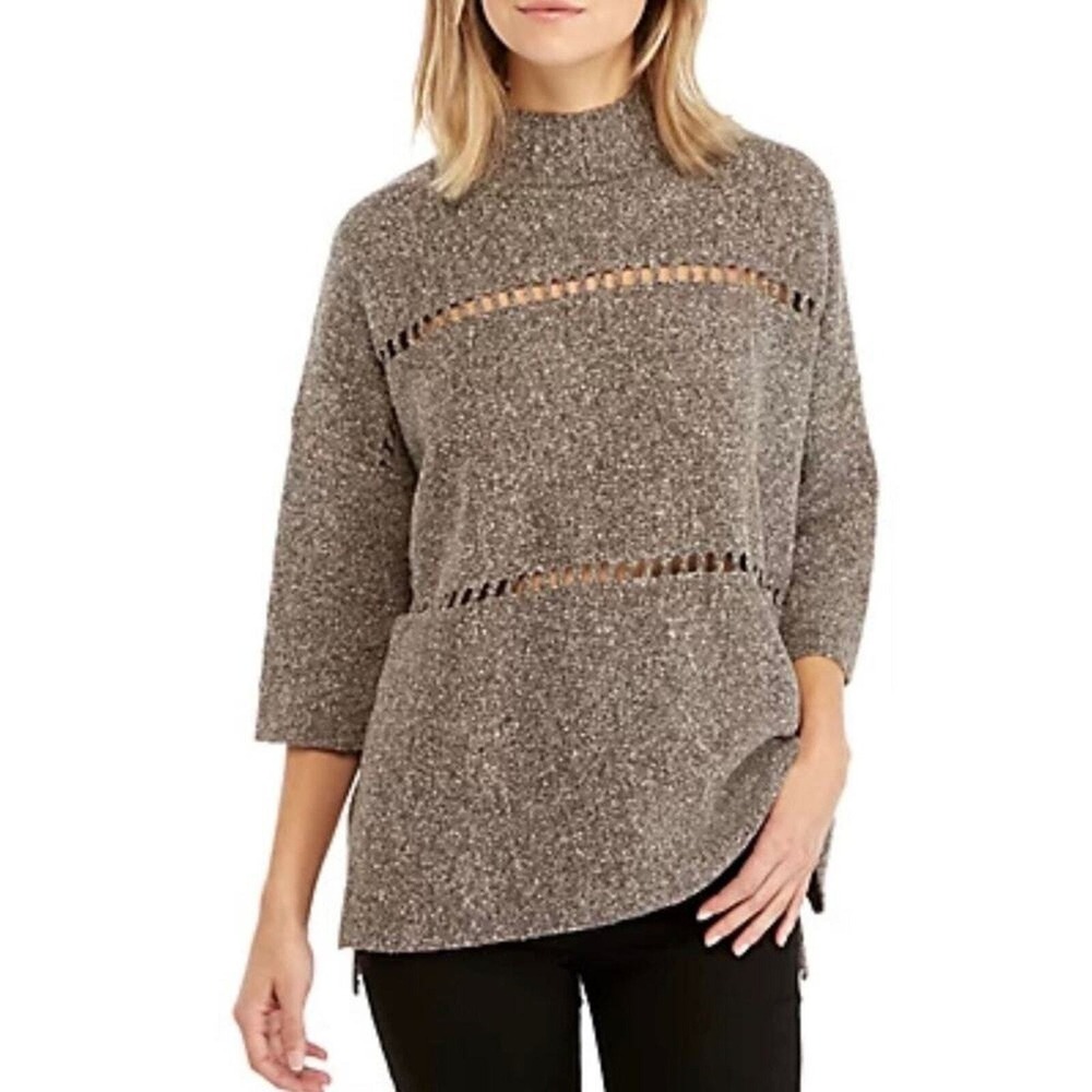 FRENCH CONNECTION Milano Mozart Open Stitch Sweater Sz. Small